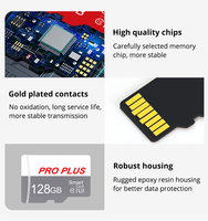 Cartes SD haute endurance pour Dash Cams pour 256 Mo 512 Mo 64 Go et SDCard 128 Go Carte TF Tolérance 85 °C
