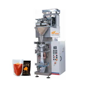 automatic premade stand up sauce pouch filling and sealing packaging machine for food