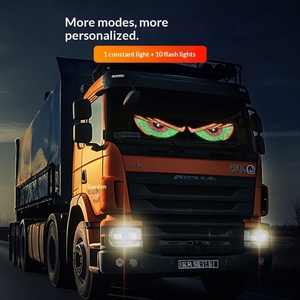 Feu de signalisation LED dynamique transfrontalier pour automobile, modèle DJB-Devil's Eye, avec écran d'affichage dynamique, à coller - Product Image 1