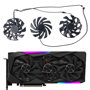 Ventilateur de refroidissement pour carte vidéo RTX3060Ti RTX3070 pour Gigabyte AORUS GeForce RTX <span class=keywords><strong>3060</strong></span> <span class=keywords><strong>Ti</strong></span> 3070 <span class=keywords><strong>MASTER</strong></span> Carte graphique Ventilateur de remplacement - Product Image 1