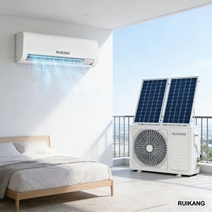 Ruikang เครื่องปรับอากาศพลังงานแสงอาทิตย์ระบบ24000BTU 12000BTU 18000BTU แบบไฮบริด12000BTU แอร์12000BTU AC แบบแยก - Product Image 1