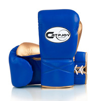 Gants de boxe à lacets, design Muay Thai, personnalisez votre logo pour l'entraînement professionnel, Guantes De Boxeo
