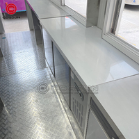 Installation de fenêtre de concession personnalisable avec des accessoires complets de camion de nourriture de remorque de cuisine