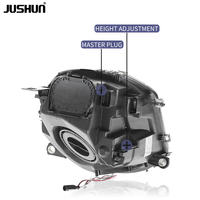 Feux de voiture JUSHUN pour Mini Cooper R56/R55/R57 2007-2013, température 6000K, feux de jour DRL, style sept couleurs, Plug and Play