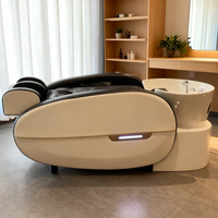 Chaise de lavage de cheveux de salon de beauté, massage thaïlandais, mobilier de salon de coiffure haut de gamme, chaise de lavage moderne, lit de luxe, thérapie capillaire musicale