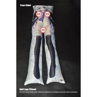 Housse de coussin Dakimakura Hentai à jambes ouvertes, cadeau unique personnalisé, coussin corporel sexy avec impression double face, image d'idole anime, forme en U