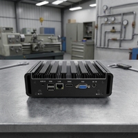 Nuevo Precio al por Mayor, PC Industrial Integrado Personalizable DDR3 Gigabit LAN 6 USB de 5.ª Generación I3 5005U sin Ventilador para Fábrica Inteligente