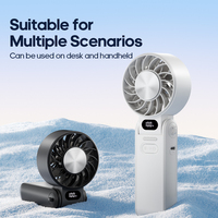 Ventilateur portable mini USB rechargeable pliable AntarcChill en promotion pour usage extérieur – Ventilateur turbo mini