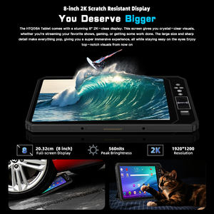 Hotus 2025 Outdoor <b>Tablet</b> <b>8</b>-<b>Inch</b> HD <b>Android</b> 12 Octa Core 7000mAh Waterproof 5MP+16MP 5G 8GB RAM+128GB ROM/256GB TF Wi-Fi MTK - Product Image 2