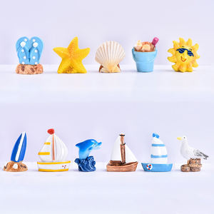 Miniaturas de Resina de Gaviotas, Barcos y Delfines para Decoración de Paisajes de Playa, Adornos Pequeños, Accesorios de Bricolaje - Product Image 6