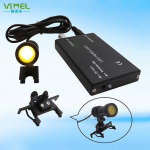 Lámpara Frontal LED Dental Portátil con Lente de Aumento de 5W, Funciona con Batería, Enfoque Ajustable, Luz Quirúrgica Dental Cálida y Fría de 5W - Product Image 1