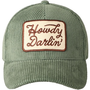 Casquette de baseball en velours côtelé 100% coton à 5 panneaux avec motif à pois brodé en 3D pour hommes et femmes - Product Image 3