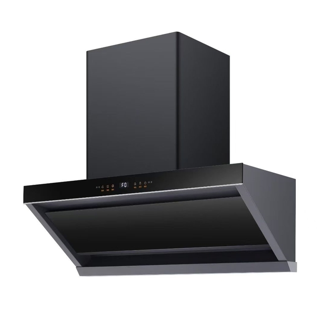 Bluetooth Voice Control Smart Range Hood 90cm 1500m³/h Kitchen Chimney with Gesture Sensor Switch for Household Kitchen Hood