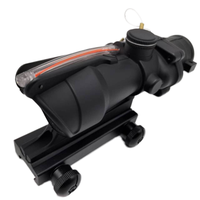 ACO4x32C4A 4x Red Aluminum Tactical Fiber Optic Prismatic Scope High Waterproof Shockproof Fully Multi Coated | Factory