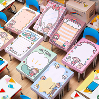 Blocs-notes autocollants personnalisés en gros, mignons, 90x60mm, notes adhésives, marqueurs simples et basiques, index de pagination, autocollants, papier à notes