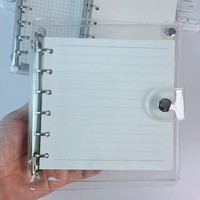 Ins Vent Transparent Page Intérieure A7 Carré PVC Star Tracker Livre Imprimé Reliure à Feuilles Mobiles Livre Antidéflagrant Coupe-Vent