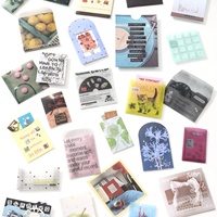 Simno 50 pièces de matériel de scrapbooking Y2K, papier de collage en spirale pour journal créatif, pour la décoration de carnets et d'albums DIY