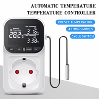 Taşınabilir zamanlayıcı soket VA050EU otomatik sıcaklık kontrol cihazı soket LCD termostat buzdolabı için