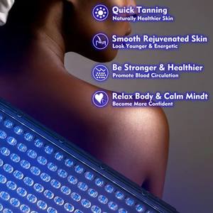 Machine professionnelle de <span class=keywords><strong>solarium</strong></span> sans <span class=keywords><strong>UV</strong></span> Design rose moderne Source de lumière LED lit de bronzage Salon à domicile lampadaires faciaux en aluminium - Product Image 2