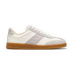 Zapatos EPT para <span class=keywords><strong>Mujer</strong></span>, Estilo Coreano, <span class=keywords><strong>Zapatillas</strong></span> Blancas Vintage de Cuero Genuino, Zapatos Casuales de Entrenamiento con Suela de Tendón de Res, Zapatos de Caña Baja - Product Image 1
