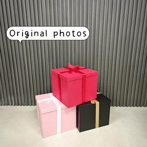 <span class=keywords><strong>Caja</strong></span> <span class=keywords><strong>de</strong></span> <span class=keywords><strong>regalo</strong></span> <span class=keywords><strong>de</strong></span> cartón corrugado rojo <span class=keywords><strong>grande</strong></span> <span class=keywords><strong>de</strong></span> 12x12x10 pulgadas <span class=keywords><strong>para</strong></span> Navidad Día <span class=keywords><strong>de</strong></span> San Valentín Día <span class=keywords><strong>DE</strong></span> LA MADRE Embalaje Navidad elegante - Product Image 5