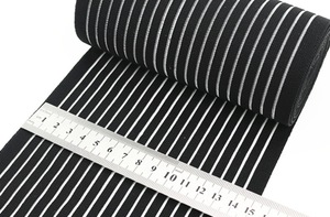 Línea de banda elástica de seda de pescado de punto de ganchillo blanco y negro ancho de alta calidad para cintura deportiva y ropa interior - Product Image 2