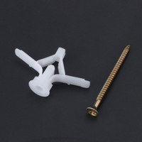Cheville à expansion en plastique pour construction de cloisons sèches, norme ASTM, bouchon d'expansion papillon, diamètre 13 mm, capacité 20-30 kg