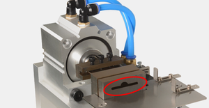 <span class=keywords><strong>Machine</strong></span> à perforer pneumatique pour boîtes en papier, perforatrice dentaire demi-cercle, perforatrice à double bouton-pression pour boîtes cadeaux - Product Image 3