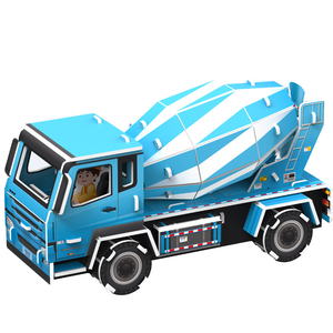 3D Mô Hình Giấy <span class=keywords><strong>C</strong></span>âu Đố Đồ Chơi Xếp Chồng Đồ Chơi Trẻ Em Lâu Đài Xe Lắp Ráp Xây Dựng Khối Thiết Lập DIY Xây Dựng Đồ Chơi - Product Image 4