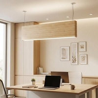 Abat-jour acoustique linéaire moderne en feutre PET, diffuseur suspendu pour plafond, réduction du bruit, pour bureau