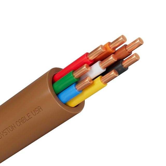 18/5 Doorbell HVAC Thermostat Heating Wire Low Voltage Control with PVC Insulation Material