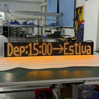 P10 P8.2 P13.4 Pantalla de mensaje interna Señal de destino de ruta LED a bordo para autobús y tren