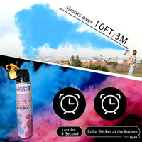 Poudre de couleur en spray 350 ml pour révélation du sexe, bleu rose, en conserve, pour fête prénatale, accessoires d'ambiance