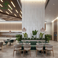 HUALIN Table de salle à manger en pierre frittée de haute qualité pour restaurant de style moderne Ensemble table et chaises pour restaurant sur le thème de l'hôtel et café