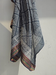 Authentic Indian Handcrafted Wooden Block Printed <b>Sarongs</b>, Pareos & Scarves Elegant Women’s Beachwear Wholesale Supply - Product Image 5