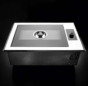 مصنع الصين شواية كهربائية من الفولاذ المقاوم للصدأ فرن شواء غير لاصق خالي من التدخين للمطاعم طاولة الشواء - Product Image 4