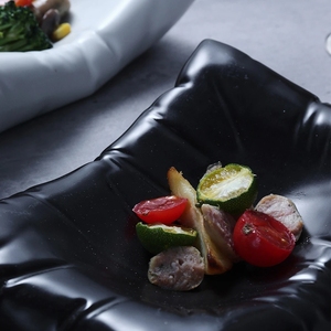 Assiette en céramique de couleur unie Nordic Modern French Western Molecular <span class=keywords><strong>Cuisine</strong></span> Assiettes à dîner <span class=keywords><strong>Plat</strong></span> à dessert - Product Image 4