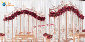 Tamoule Décoration De Mariage Grand Porte D'entrée Sud Thème Indien Mariage Entrée Configuration Arche D'entrée De Mariage Décoration Chennai - Product Image 5