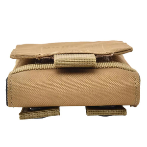 Pochette tactique pour téléphone en tissu Oxford imperméable, compatible MOLLE, sac banane pour la <span class=keywords><strong>chasse</strong></span>, la randonnée, accessoire EDC, cadre vertical - Product Image 4