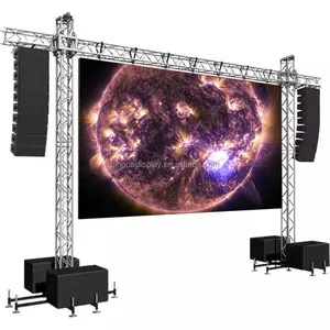 P3.91 Pantalla LED de alquiler de píxeles finos para exteriores Pantalla LED de pared de video gigante para escenario Pantalla LED para eventos