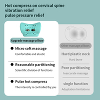 Appareil de traction cervicale de masseur de tissus profonds de vibration électrique en gros d'usine pour le soulagement de douleur au cou avec la caractéristique de la chaleur