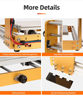 Routeur CNC 3 axes 3018, machine de fraisage et de gravure CNC en aluminium pour le bois et le métal