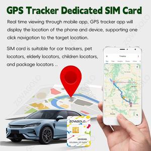 Convient pour la carte SIM de suivi GPS, itinérance mondiale dans 170 pays, données IOT, service d'un an sans contrat - Product Image 2