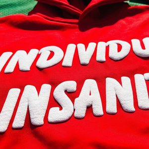 Pull surdimensionné à impression bouffante 3D 500GSM Streetwear à épaules tombantes de haute qualité Pull à capuche à logo personnalisé - Product Image 1