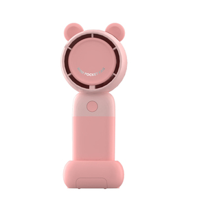 CITICITY พัดลมมือถือลายการ์ตูนใหม่พร้อมที่วางโทรศัพท์มือถือแบบชาร์จ USB พัดลมไฟฟ้าขนาดเล็กรูปหมี - Product Image 3