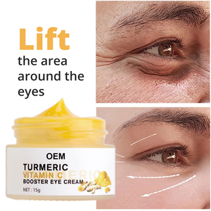<span class=keywords><strong>Crema</strong></span> Contorno Occhi Biologica Anti-Età con Vitamina C, Acido Ialuronico e Curcuma per Rassodare la Pelle, Rimuovere le Rughe e le Occhiaie, Adatta a Tutti i Tipi di Pelle, OEM - Product Image 2