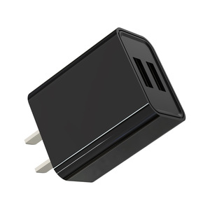 อะแดปเตอร์ชาร์จเร็วแบบสองพอร์ต USB สำหรับติดผนัง 5V 2A ปลั๊ก EU USA สำหรับโทรศัพท์ แท็บเล็ต กล้อง - Product Image 1