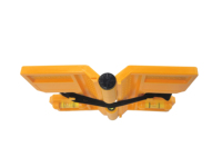 Inclinomètre magnétique de niveau à bulle de jauge d'angle de forme de papillon avec sangle niveau de tuyau réglable de 270 degrés