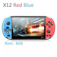 Console de jeux vidéo rétro Portable X12, avec écran HD de 5.1 pouces, lecteur de poche, et simulateur de jeu intégré, 3500 jeux inclus