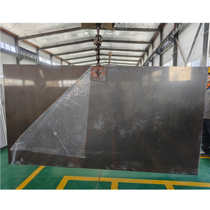 Dalles de quartz artificiel gris imprimé TMZ 7010 Angola Brown PD, polies et découpées sur mesure, pour escaliers, murs, revêtements muraux intérieurs, comptoirs, style moderne - Product Image 2